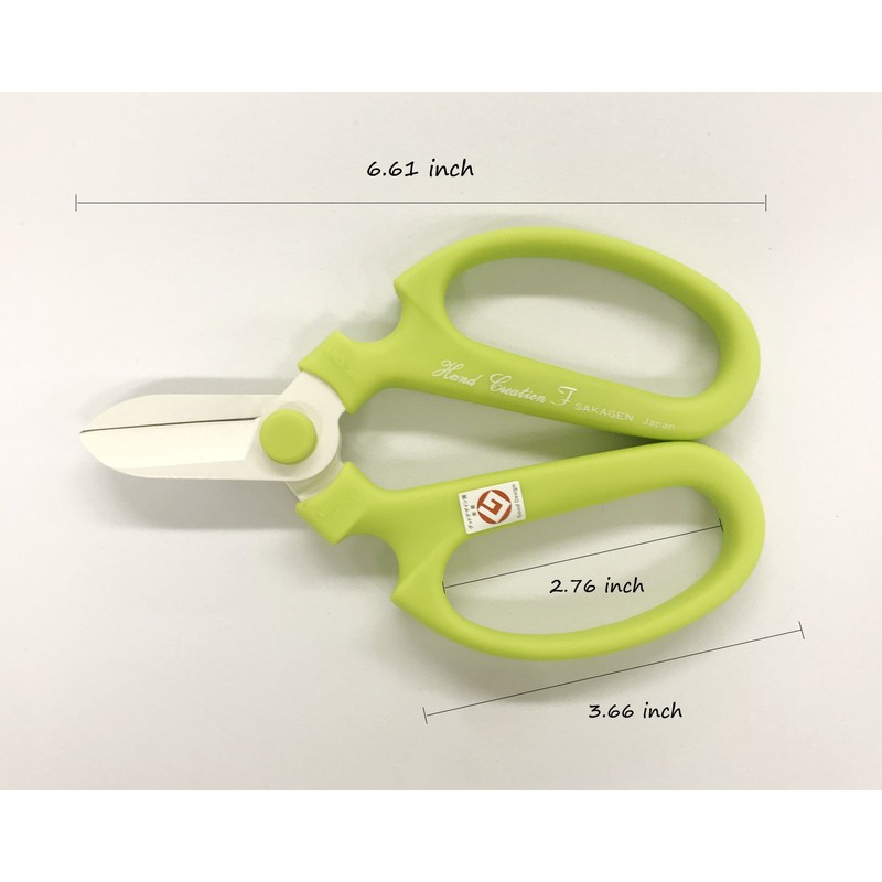 Flower Scissors Hand Creation F-170 (Light Green)