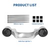 Bullet Rear Brake Light Bar with Turn Signals Smoke Lens