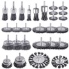 Rocaris 28 Pack Wire Wheel Brush, Carbon Steel & Twist