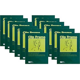 Ambiance Gallery Clip Frame Modern Low Profile Invisible Minimalist Picture Photo Gallery Frame, Includes Glass and Backing - 4x6 - [Box of 12]