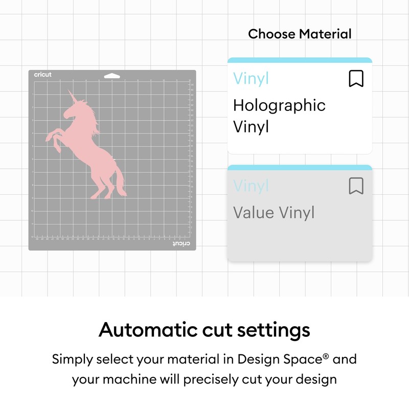Cricut® Holographic Vinyl – Permanent, Mythical Sampler - 12 in