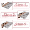 Pack of 100 WPC Clips, WPC/BPC Flooring Hidden Fixing Spacer