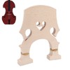 Violin Bridge Maple Wood Adjustable Brass Screw Double Bass Bridge