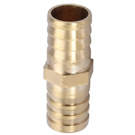 Brass Barbed Straight Connector Fitting Water Hose Pipe Tube Coupler Joiner Adapter Fitting 6/8/10/12/14/16/20mm(20mm 1pcs)