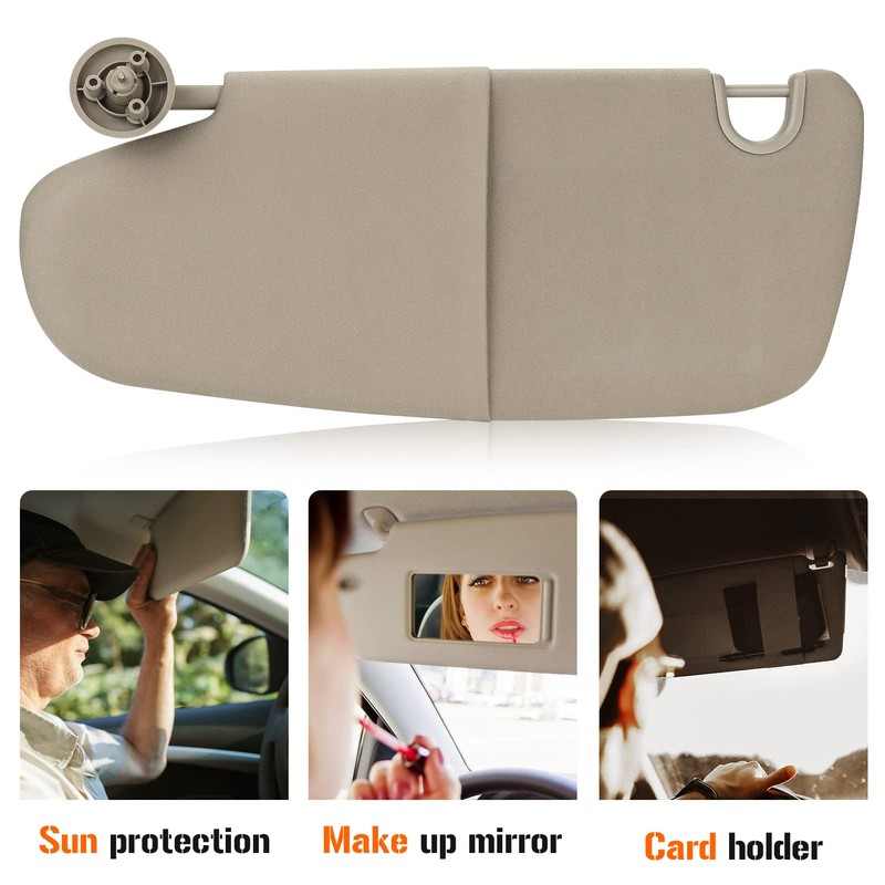 Sun Visor Without Mirror for 2002-2009 Dodge Ram 1500 2500