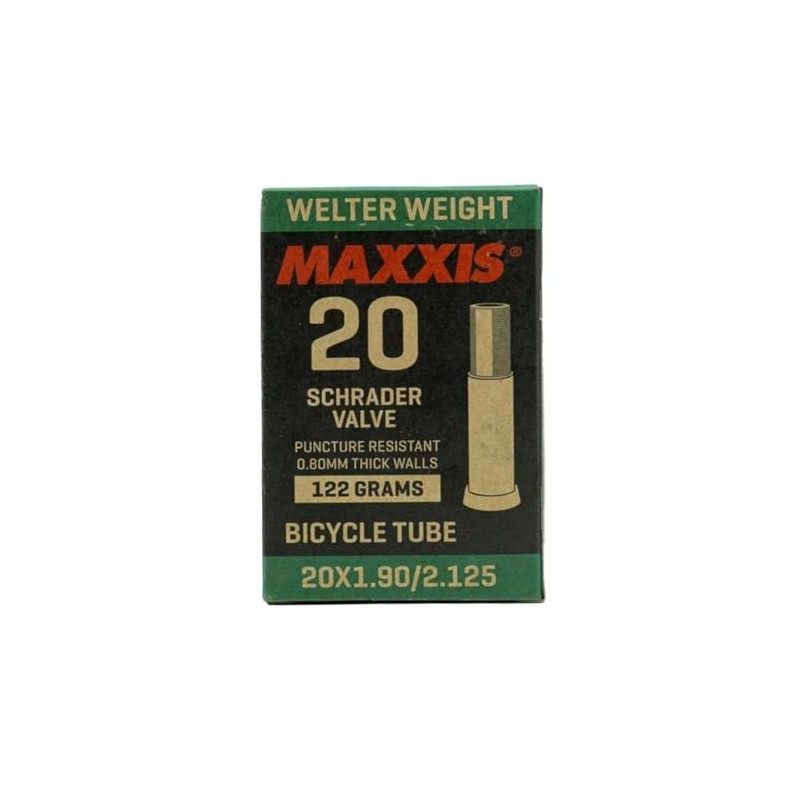 Contrast Welterweight 20" x 1.9-2.125 Bike Inner Tube with Schrader