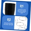 KONTONTY 4 Sets Multifunctional Pegboard Hooks and Cups Kit and