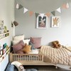 Neutral Triangle Flag Banner - Kids Bedroom Decorations,Sage Green Beige