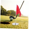 Gatuida 1 Set Golf Practice Flag Golf Hole Cup Tray