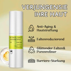 Retinol Shot Tightening Booster - Retinol Serum Straffung & Lifting der Haut - Anti Aging serum gesicht - Feuchtigkeitscreme Reduziert Fältchen & Poren,Verbessern Hautbarriere,straffere Haut, 30ml