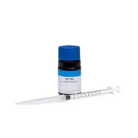 Hanna Reagent HI775-26 Freshwater Alkalinity Checker Reagents, Pre-Measured, Colorimetric Method, Yellow to Blue Color Range - 25 tests