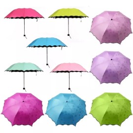 Innovaciones Pack 15paraguas Magico Cambia Con El Agua Mayoreo Recistente