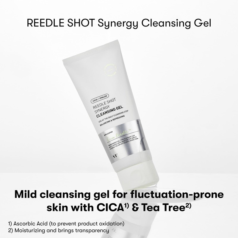 VT COSMETICS- Gel limpiador sinérgico Reedle Shot de 150 ml