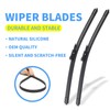 Gavimnal® 26"+22"+11" Silicone Wiper Blades Replacement For Ford Explorer 2011-2023,Ford