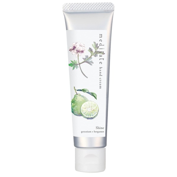 meditate hand cream shine (100% essential oil: geranium x bergamot