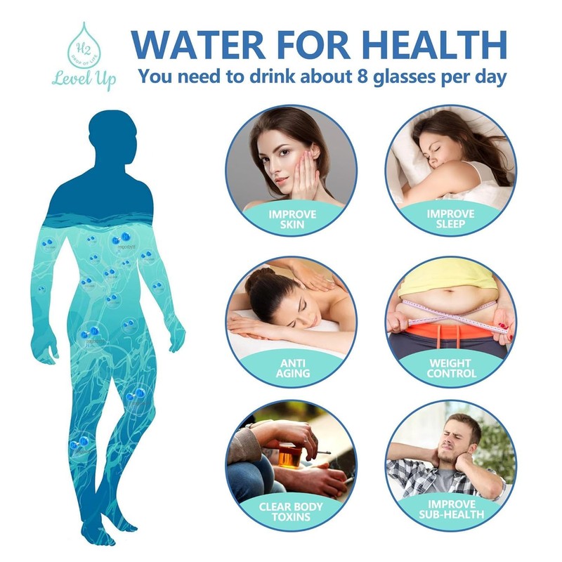 PXYFHH Hydrogen Water Generator Bottle - A Portable Health Boosting