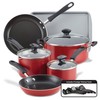 Farberware Cookstart DiamondMax Nonstick Cookware/Pots and Pans Set, Dishwasher Safe,