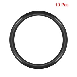 sourcing map Metric Nitrile Rubber O-Rings Seal 55 mm AD 47 mm ID 4 mm Width Pack of 10