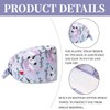 SCJJZ Headgear for Nurses, Nurse Cap, Printed, Elastic, Adjustable, Surgical