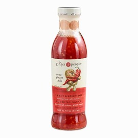 Ginger Sweet Chili Sauce – Sweet and Spicy Dip Cooking Sauce | Organic and Brings Natural Taste of Ginger, Chili, and Red Pepper | Full of Life and Good Health | 12.7 oz