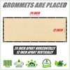 ColourTree 4' x 12' Beige Fence Screen Privacy Screen &