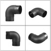 Tokenhigh 60mm Car Air Heater Ducting Pipe Outlet, L Shape