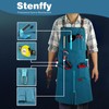Woodworking Apron, Tool Apron, Canvas, Multiple Pockets, Adjustable Zipper, Metal
