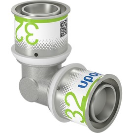 Uponor S-Press Plus Press Knee 90° 32 x 32 mm