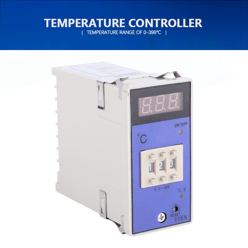 E5EM Digital Thermostat 0‑399 Degree Temperature Controller With K Type