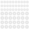 ZS 60Pcs Silicone Healing Non Pull Piercing Discs for Piercing