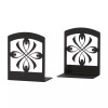Village Wrought Iron Wrought Iron Ribbon- Book Ends pair 6.25"