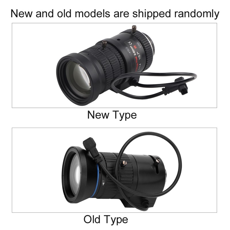 6MP CS Mount Lens 1/2.7in 5-50mm Zoom Automatic Aperture Security