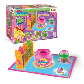 CRAZE Cauldron DIY Playset, 3 Colours and Glitter 25123 Magic Slime Bibi Blocksberg, Multi-Colour