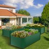 FRIZIONE 8FT(L)×4FT(W)×2FT(H) Raised Garden Bed Outdoor for Flower, Garden Planter