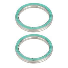 Motorcycle Manifold Gaskets 42 x 34 x 5 mm 14181-14D00 Compatible with Suzuki GSF1200 Bandit 1995-2006 Pack of 2