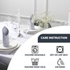 WedDecor White Square Tablecloth 54 x 54 inch Polyester Linen