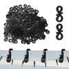 ANGIX 25 x S Shaped Gutter Hooks, Weatherproof & Reusable