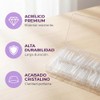 Nivofu 480 Piezas Uñas Postizas Largas y Transparentes, No C