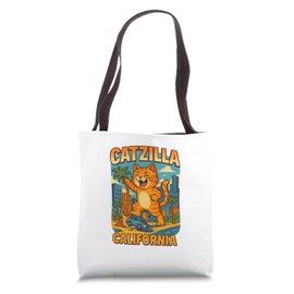 CATZILLA - CALIFORNIA Tote Bag