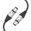 DETAME 15FT 3-Pin XLR Female to Female Microphone Cable,XLR Female