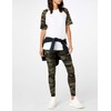 Urban Classics Ladies Leggings, Multicolore (Wood Camo), S Donna