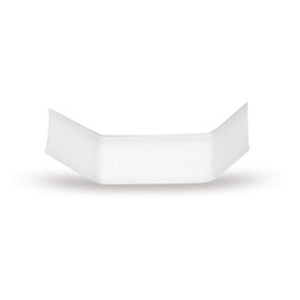 VEPATIM 1000 U-Clips Sealing Clips Bag Fasteners 40 mm White Paper