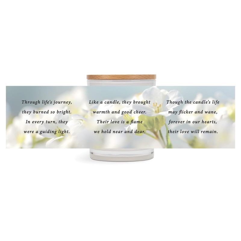 Elanze Designs Bereavemnt Through Life's Journey Floral 11.5 Ounce Pure