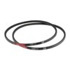 sourcing map 2 x A889/A35 V-belt, A profile, rubber drive