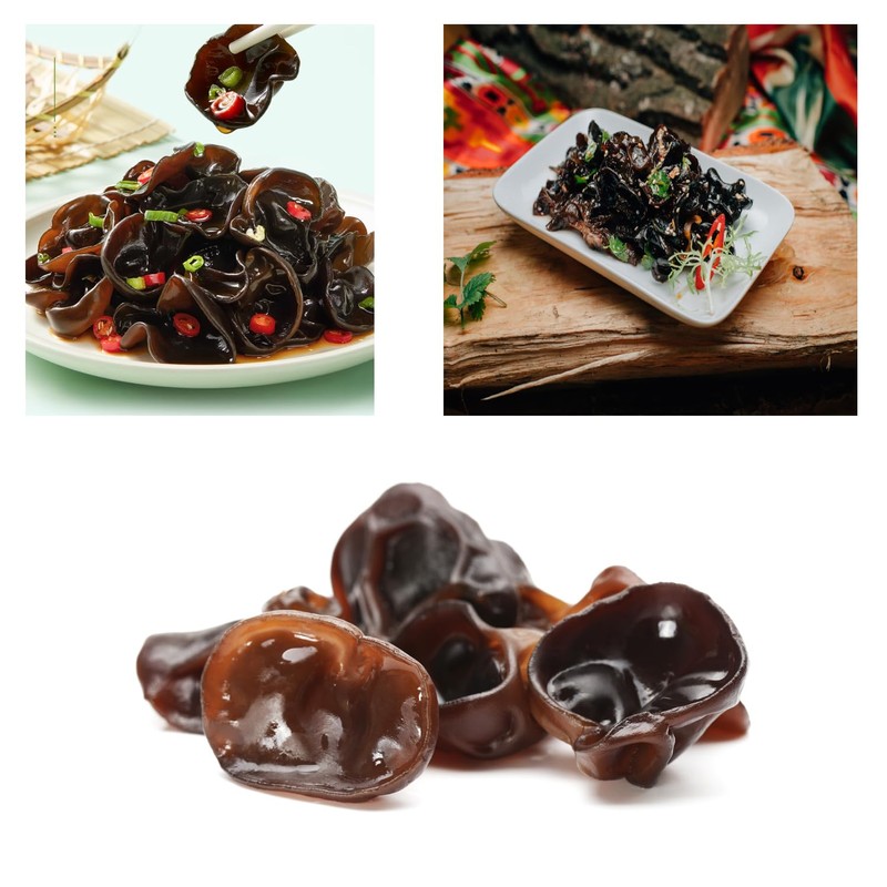 VIGOROUS MOUNTAINS Judas Ear Mu-err Mushrooms Dried for Soup Insert