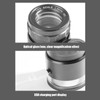 10X Loupe Measuring Magnifier 6LED Illuminated Jewelry Magnifying Glass USB