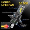 Fit for Can-Am Ryker/Ryker Rally Edition,H4/9003/HB2 Headlight Bulbs,IP68 800% Brightness