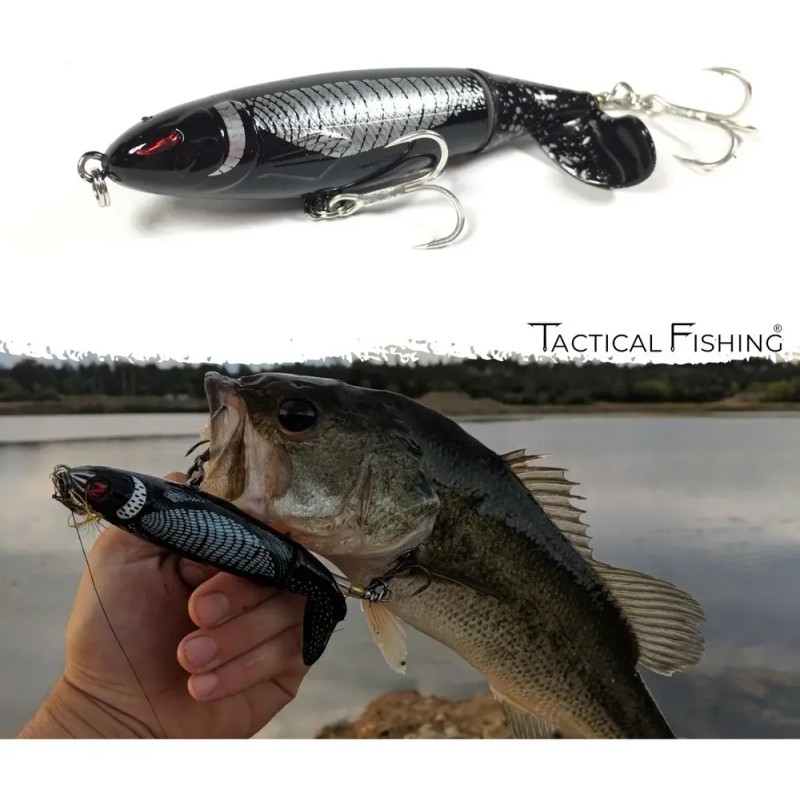 Kit Con 3 Señuelos De Pesca Superficial Whopper Plopper