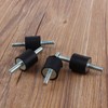 M6 Rubber Mount,4pcs M6 Anti-Vibration Rubber Isolator Mounts Air Compressor