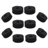Cheerock Pack of 10 Round Soft Black Cymbal Stand Felt